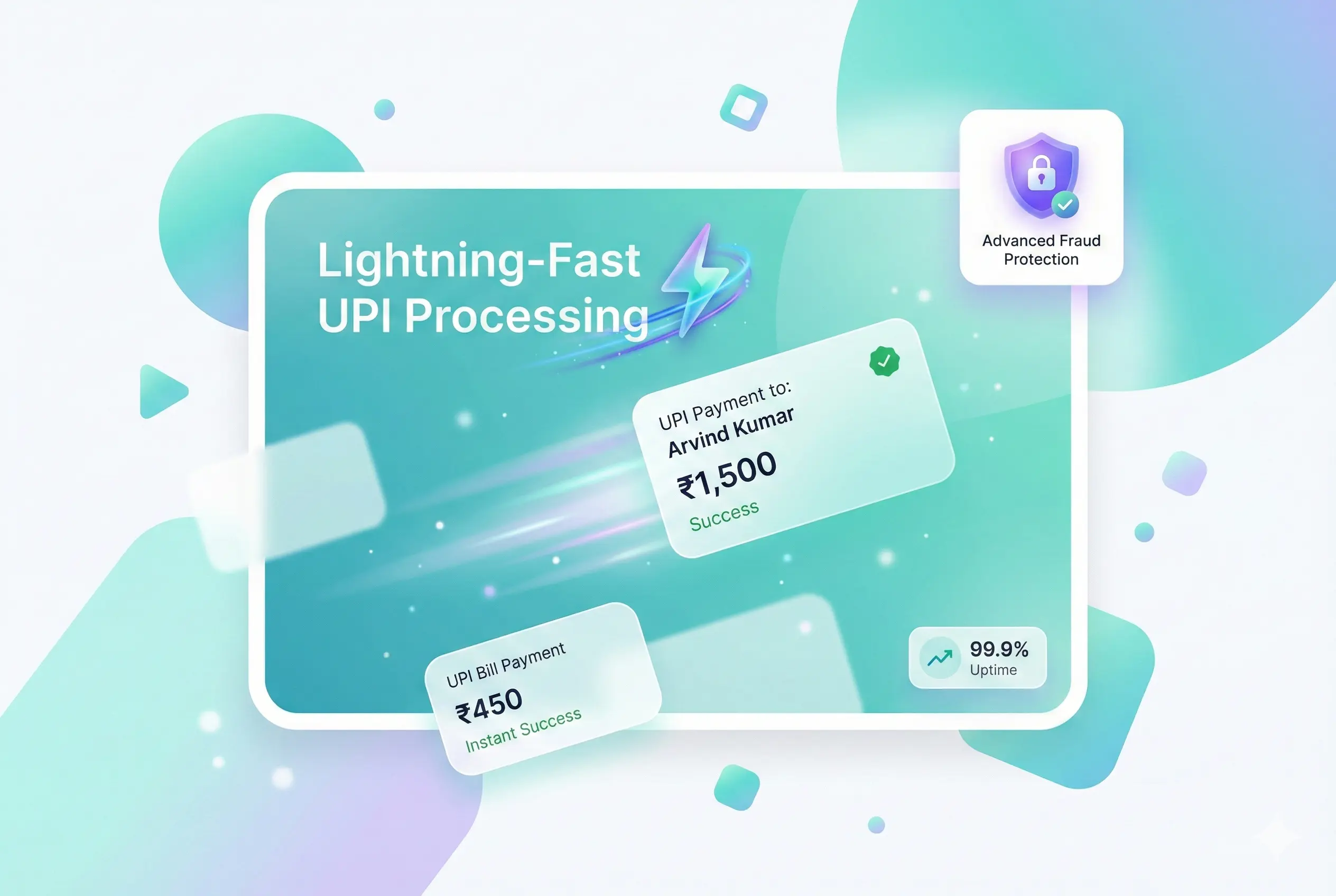 UPI payment processing mobile interface